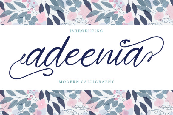 Adeenia: The Classy Script Font for Campaigns