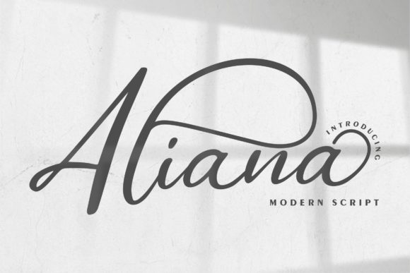 Aliana: A Joyful Handwritten Font for Crafters