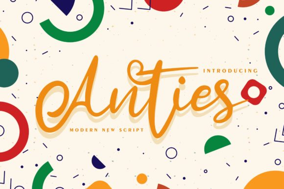 Anties: A Romantic Handwritten Font for Editorial Design