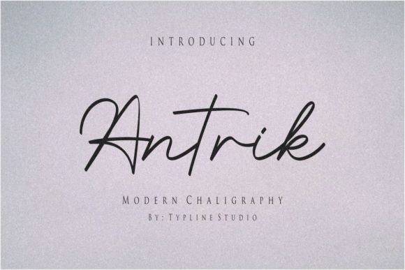 Antrik: The Handwritten Font for Bold Marketing