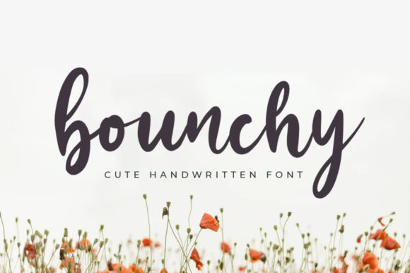 Bounchy: A Handwritten Font for Engaging Brand Content