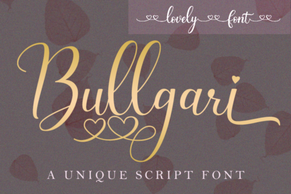 Bullgari: A Premium Script Font for Modern Web Design
