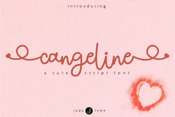 Cangeline: A Joyful Handwritten Font for Brand Identity