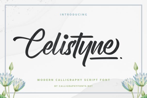 Celistyne: A Handwritten Font for Makers