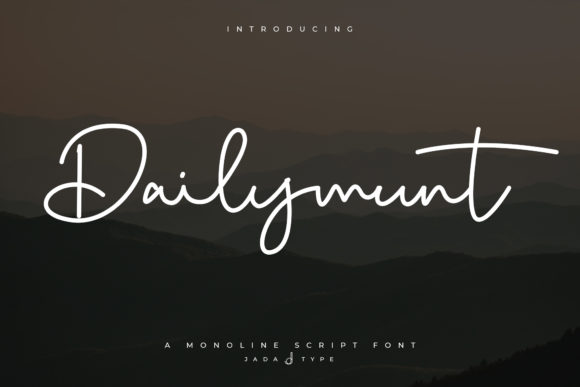 Dailymunt: A Radiant Script Font for Modern Web Design