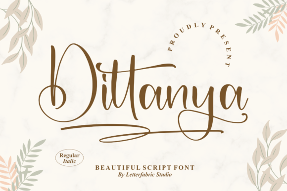 Dittanya: A Handwritten Font That Elevates Digital Marketing Design