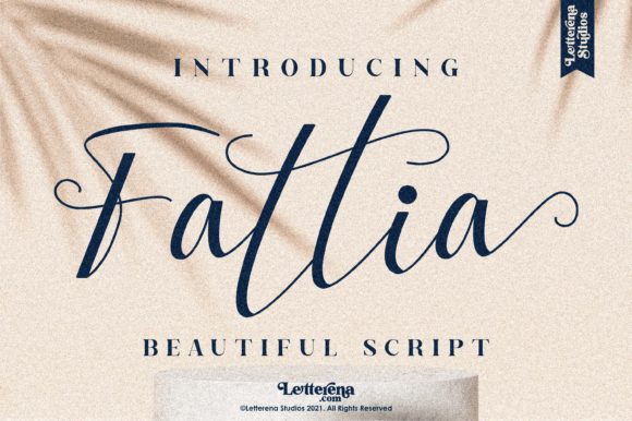 Fattia: A Graceful Script Font for Modern Branding