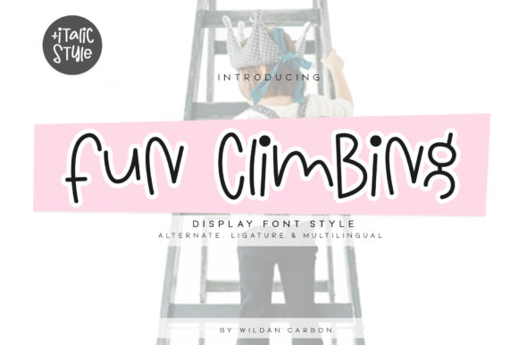 Fun Climbing: A Playful Handwritten Font for Editors