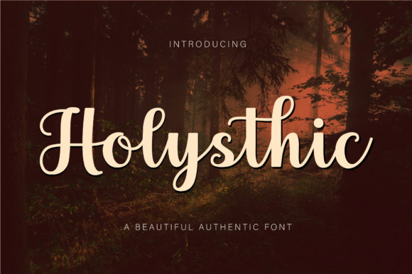 Holysthic: A Premium Handwritten Font for Web Design