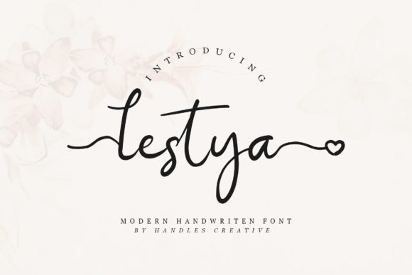 Lestya: A Magical Script Font for Web Design
