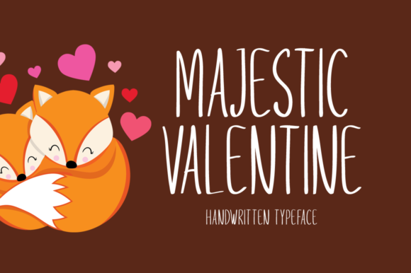 Majestic Valentine: A Joyful Handwritten Font for Crafters