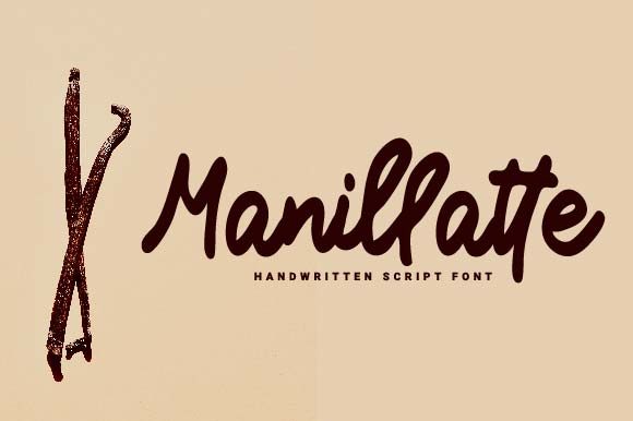 Manillatte: A Bold Handwritten Font for Marketers