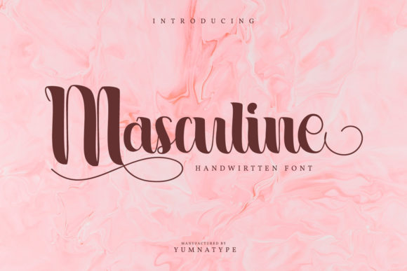 Masculine: A Handwritten Font for Modern Web Design