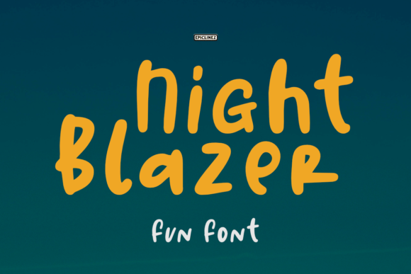 Night Blazer: A Playful Handwritten Font for Campaigns