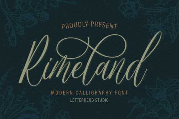 Rimeland Font: Elevating Web Design with Luxurious Calligraphy