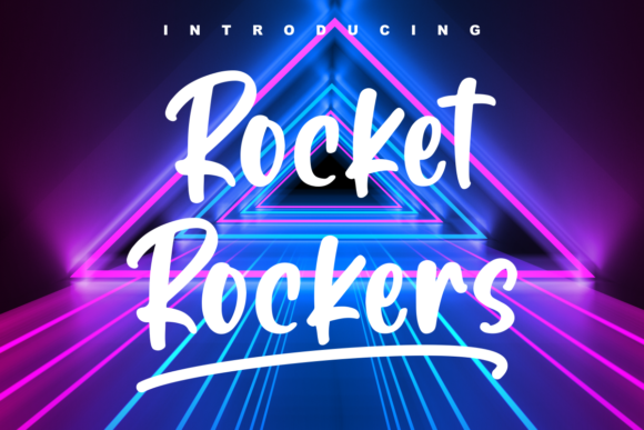 Rocket Rockers: A Playful Script Font for Editorial Design