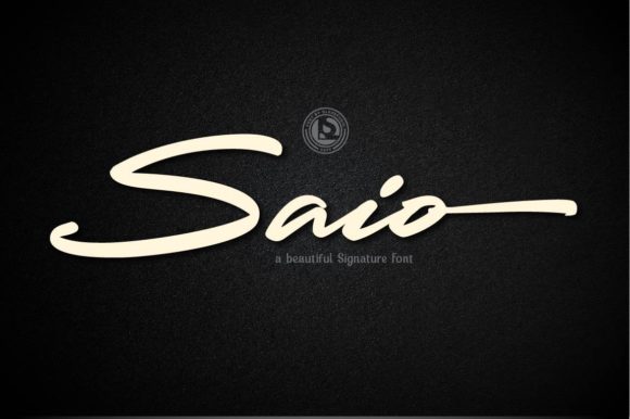 Saio: A Beautiful Script Font for Handmade Creators