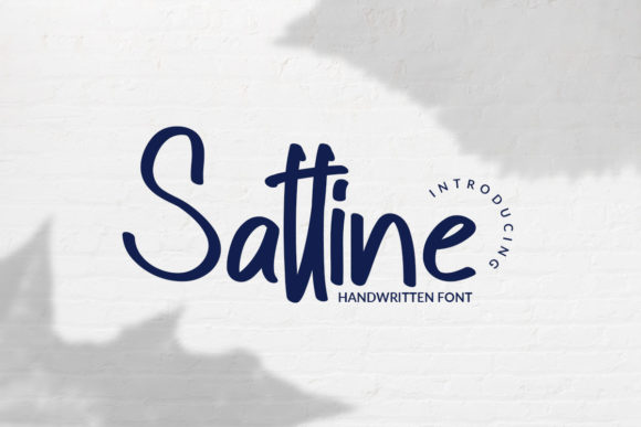 Sattine: A Handwritten Font for Authentic Branding