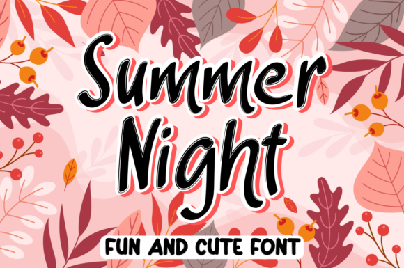 Summer Night: A Quirky Handwritten Font for Brands