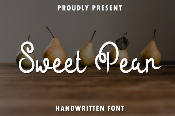 Sweet Pear: A Handwritten Font for Web Design