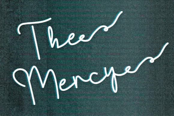 The Mercy: A Flowing Handwritten Font for Crafters