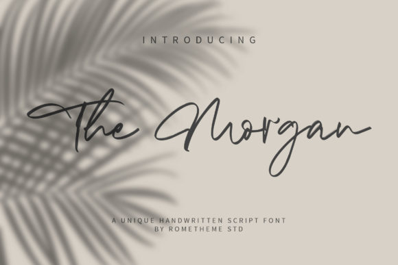 The Morgan: A Versatile Handwritten Font for Web Design