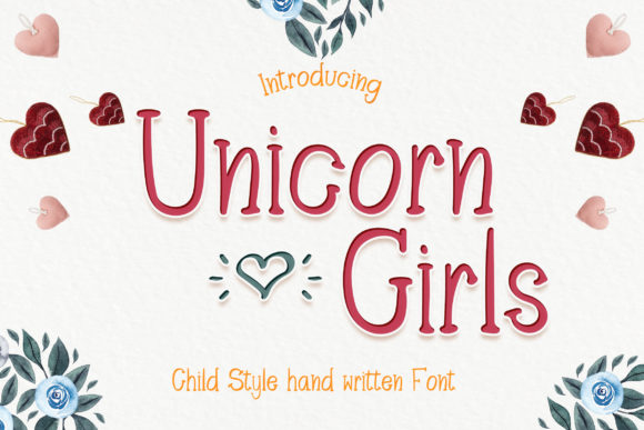 Unicorn Girls: A Playful Handwritten Font for Marketers