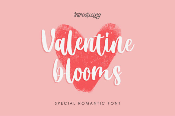 Valentine Blooms: A Script Font for Marketers