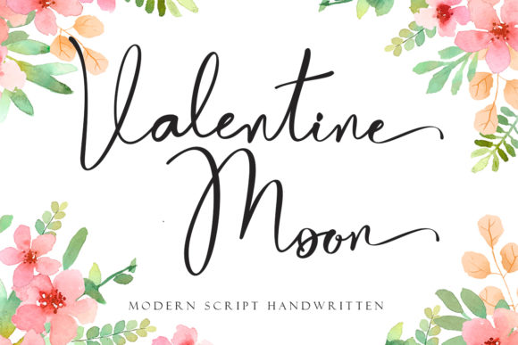 Valentine Moon: A Romantic Script Font for Campaigns